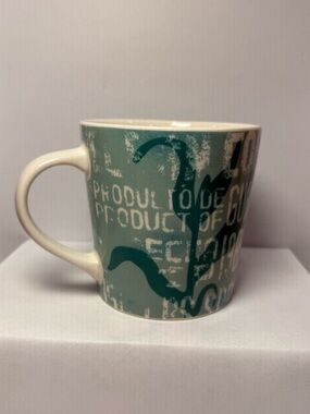 Starbucks Guatemala Coffee Origin Mug Vintage 2006 Green Coffee Bean Graphic